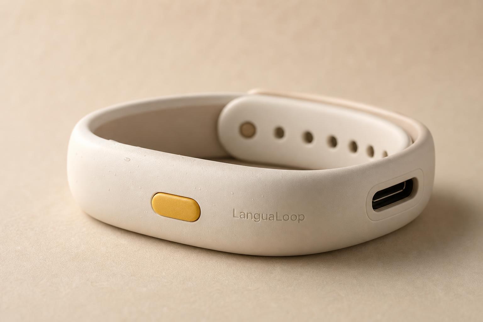 LanguaLoop translation wristband